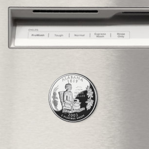 Imitate Alabama Staat Quarter Spirit of Courage Magnet