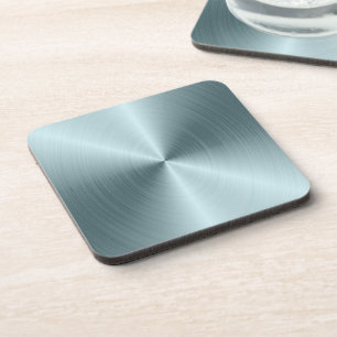 Imitate Aquamariner Metallic-Look Getränkeuntersetzer