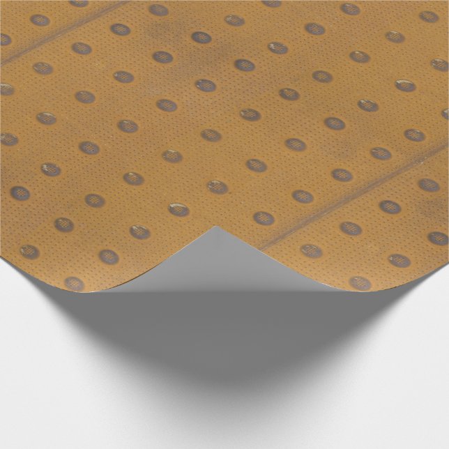 Imitate aus Edelmetall Geschenkpapier (Ecke)