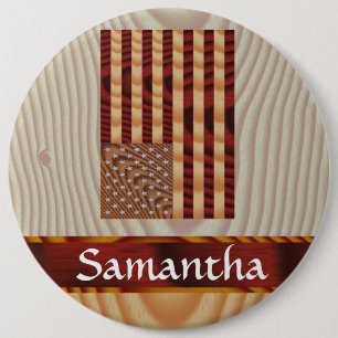 Imitate aus Holz Button