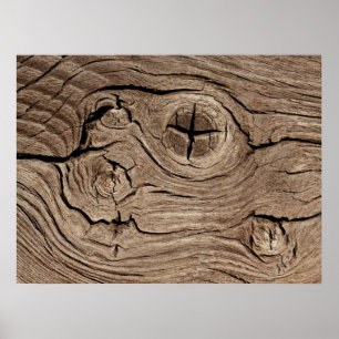 Imitate aus Holz Textur Poster