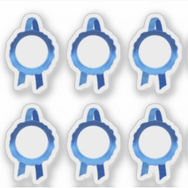Imitate Award/Certificate Siegel Ribbons (Blue Hol Aufkleber