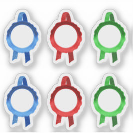 Imitate Award/Certificate Siegel Ribbons (BRG Holl Aufkleber