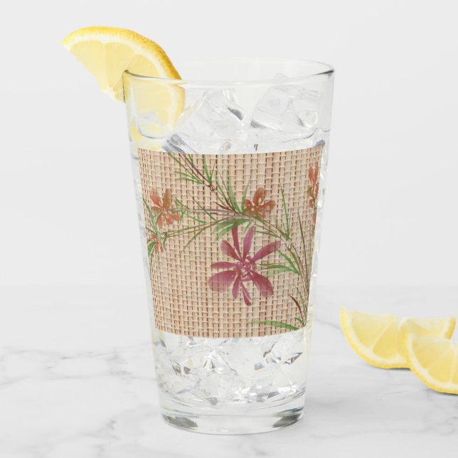 Imitate Bamboo Mat Original Kunstmuseum Glas (Vorderseite Ice)