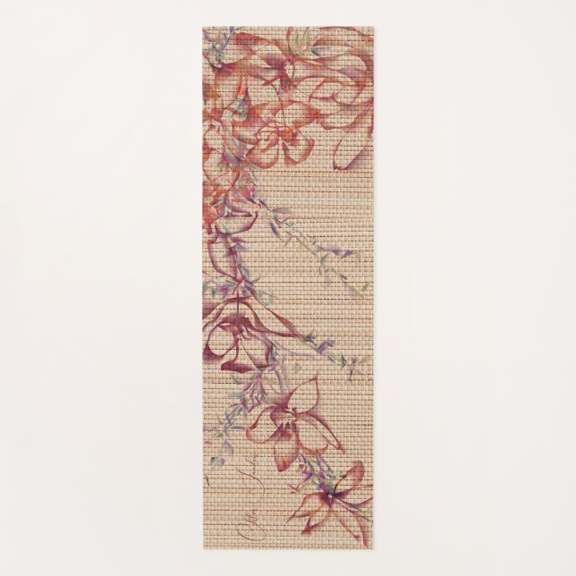 Imitate Bamboo Originale Kunst, Dichtung und Musik Yogamatte (Vorderseite)