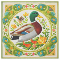 Imitate bestickt und gesteppt Aussehen Mallard Duc