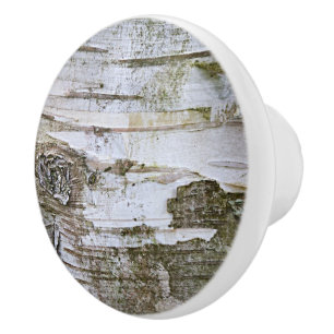 Imitate Birch Tree Bark Texture Look Muster Keramikknauf