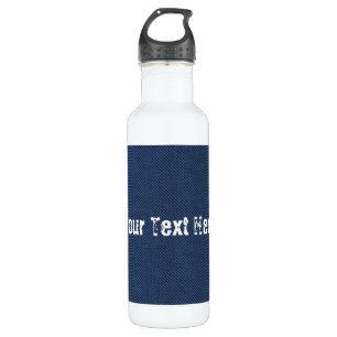 Imitate Blau Jeans Stoffe Wasserflasche Eigener Te Edelstahlflasche