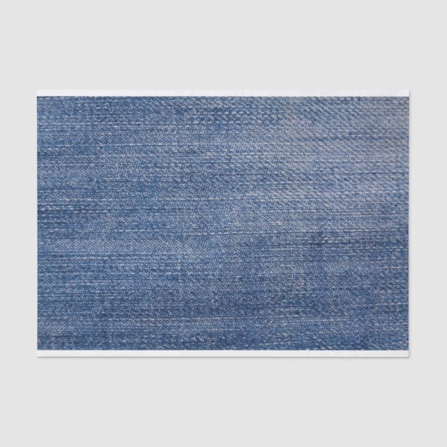 Imitate Blue Jean Fabric Seidenpapier (Vorderseite)