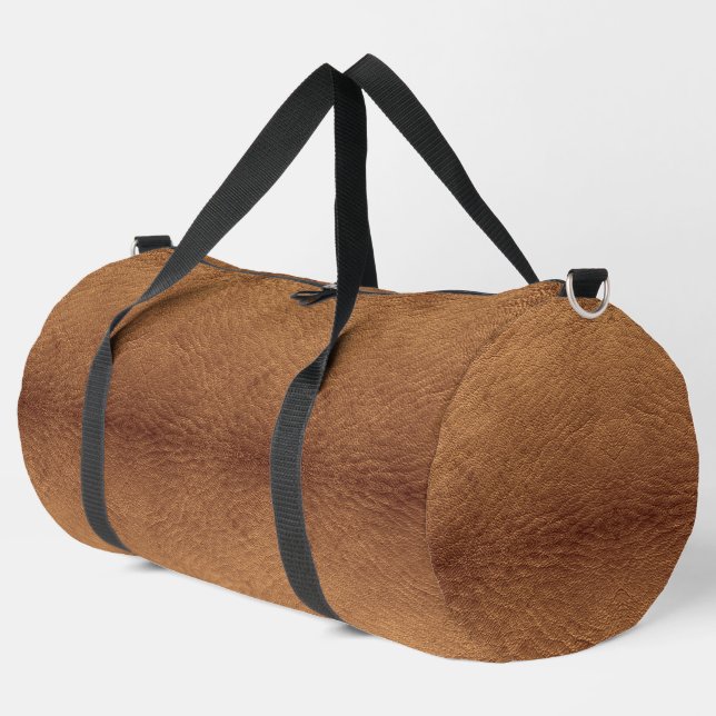Imitate Brown Leather Duffle Bag (Linke Ecke)