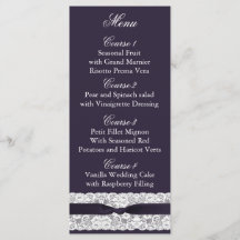IMITATE, Burlhosen, rustikale Hochzeitsmenükarten
