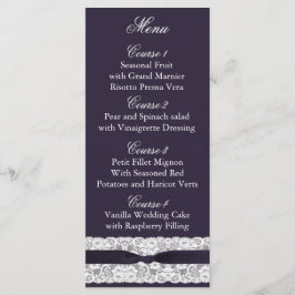 IMITATE, Burlhosen, rustikale Hochzeitsmenükarten Menükarte