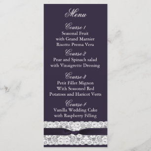 IMITATE, Burlhosen, rustikale Hochzeitsmenükarten Menükarte