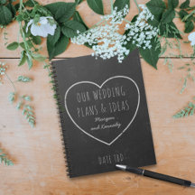 Imitate Chalkboard Hochzeitspläne und IdeenNoteboo