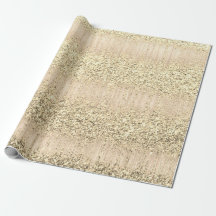Imitate Champaigne Rose Elfenbeinmetall Glitzer