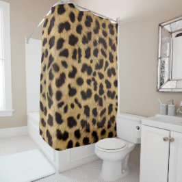 Imitate Cheetah Skin Duschvorhang