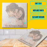 Imitate Cracken Vintages Foto New Baby Fliese<br><div class="desc">Durch ein bisschen Zazzle Plattform Magie,  wird diese Vorlage Ihr Foto in ein Imitat geknackt Vintage Keramik Fliesen. Nutzen Sie es,  um ein besonderes Ereignis wie ein neues Baby zu verewigen. Denken Sie an die besonderen Erinnerungen,  die Sie bei einer Zuhause-Restauration erfassen können oder einfach als Trivet verwenden können.</div>