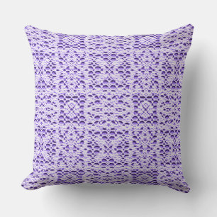 Imitate Crotchet Mauve Kissen