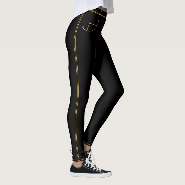 Imitate der Modernen Frauen Schwarze Jeans Legging Leggings (Rechts)