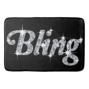 Imitate Diamond Bling Bathmat Badematte