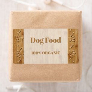 Imitate, die Hunde-Paw-Drucke und Knochen tragen