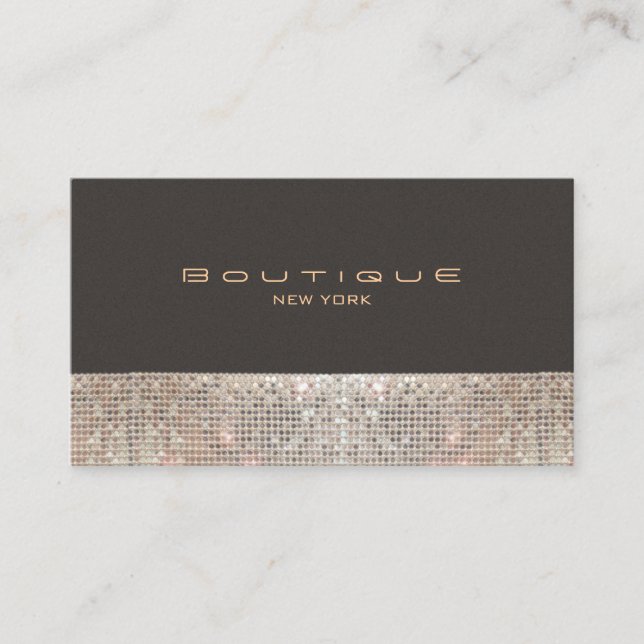 IMITATE, die Sequins funkeln und die Boutique der  Visitenkarte (Vorderseite)