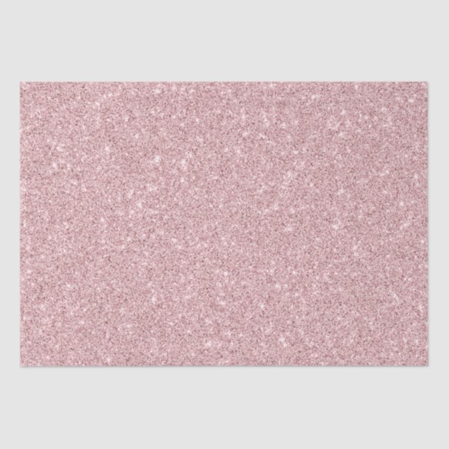 Imitate Dusty Rose Glitzer Seidenpapier (Vorderseite)