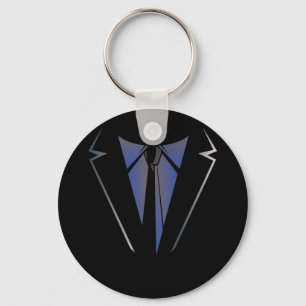 Imitate Fake Tuxedo Anzug Vest und Krawatte Unabhä Schlüsselanhänger