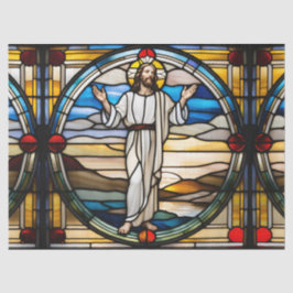 Imitate Festglass Jesus für Decoupage Kunsthandwer Seidenpapier