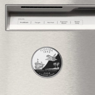 Imitate Florida Staat Quarter Magnet