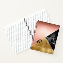 Imitate Foil und Marmor Notizbuch