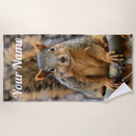 Imitate-Fuchs-Eichhörnchen Strandtuch