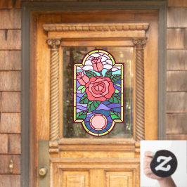 Imitate für die Rose von Floral Fensteraufkleber