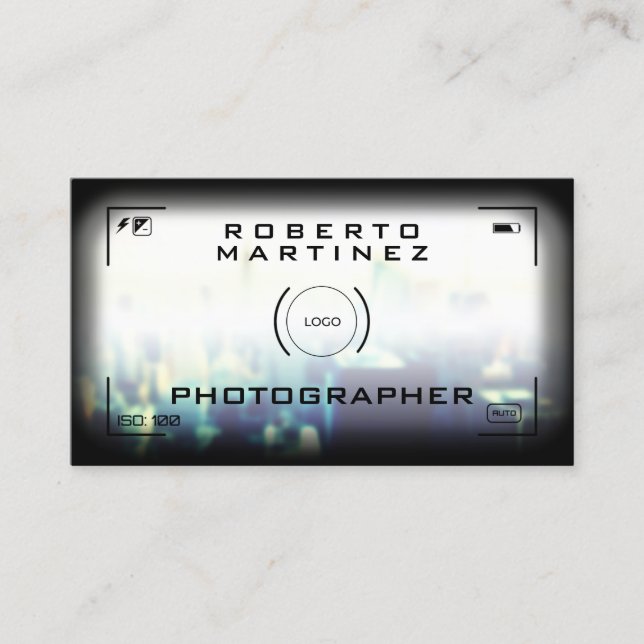 Imitate für Kamerazielobjekte Visitenkarte (Vorderseite)