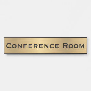 Imitate für Konferenzräume Gold Office Türsignieru Türschild