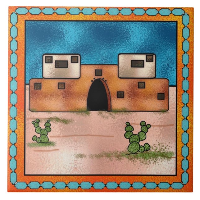 Imitate gefärbt fliese (Vorderseite)