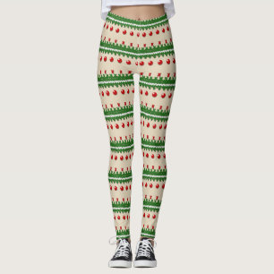 Imitate gegossen hässliche WeihnachtsLeggings Leggings
