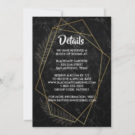 Imitate Geometrische Marmorverkleidung Einladung