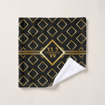 IMITATE Geometrisches Muster mit Monogramm auf BLA