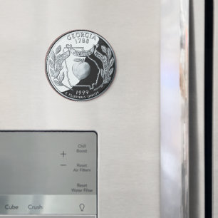 Imitate Georgia Staat Quarter Magnet