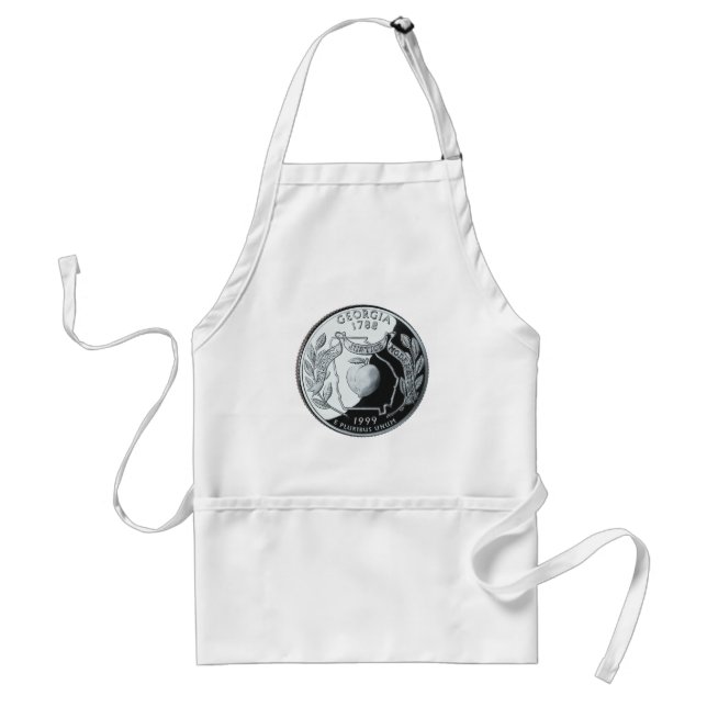 Imitate Georgia Staat Quarter Schürze (Vorne)