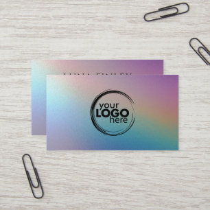 Imitate Geschäftskarte für Perlmutt Shimmer-Logos Visitenkarte