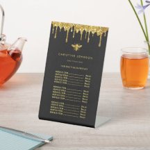 Imitate Glitzer Bienenpreisliste Podestzeichen