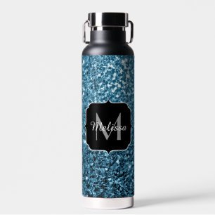 Imitate Glitzer Glitzern Monogram Trinkflasche