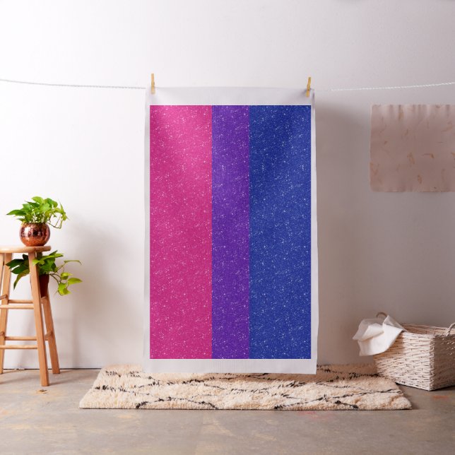 Imitate Glitzer Hintergrund des Bisexuellen Stolze Stoff (Beispiel)