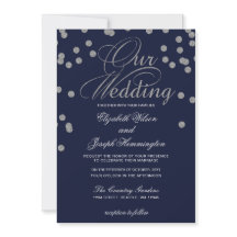 IMITATE Glitzer Konfetti Marine und Silberhochzeit