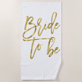 Imitate Gold Bridge zum Badetuch