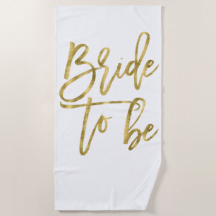 Imitate Gold Bridge zum Badetuch