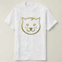 Imitate Gold Cat Face - Benutzerdefinierte Hinterg
