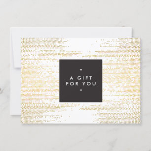 Imitate Gold Confetti Dots Muster Moderne Geschenk